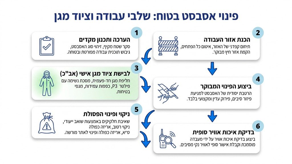 נוצר על ידי מודל בינה מלאכותית Gemini Pro צוות מקצועי של היחידה לפינוי אסבסט בעבודה