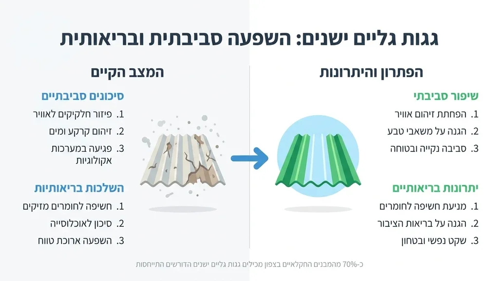 נוצר על ידי מודל בינה מלאכותית Gemini Pro גגות ישנים במבנה חקלאי באזור הצפון