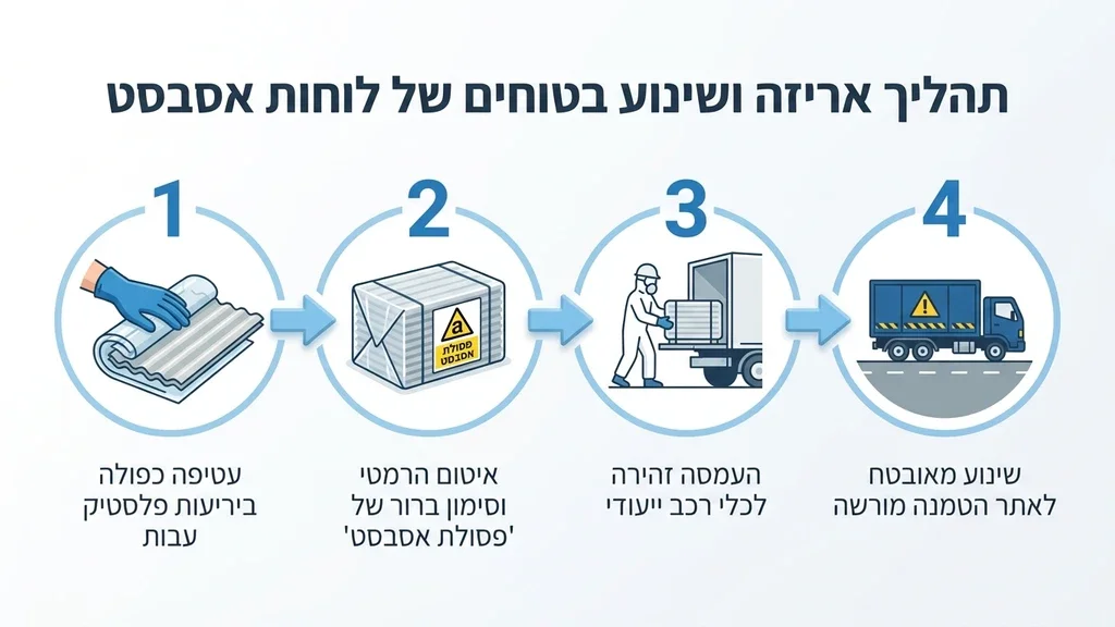 נוצר על ידי מודל בינה מלאכותית Gemini Pro צוות מקצועי בעבודת פירוק עם ציוד מגן
