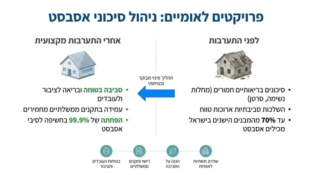 פרויקט לאומי להסרת חומרי בנייה מסוכנים